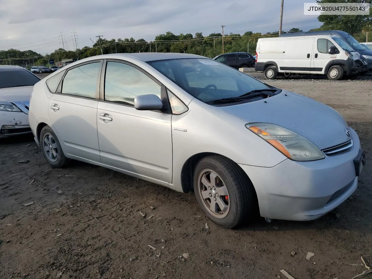 2007 Toyota Prius VIN: JTDKB20U477550143 Lot: 74978334