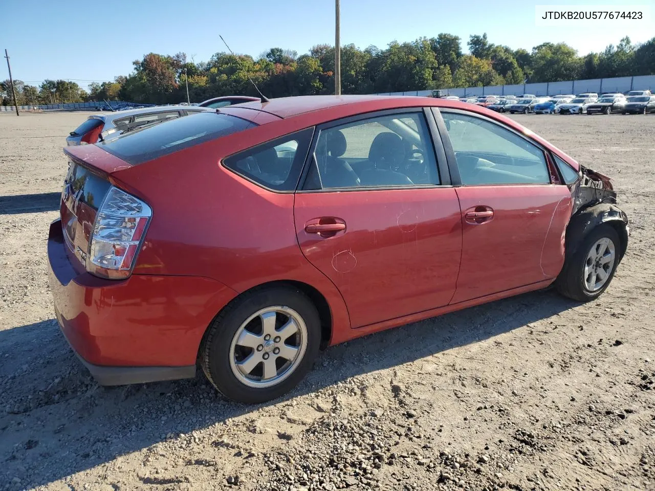 2007 Toyota Prius VIN: JTDKB20U577674423 Lot: 75055094