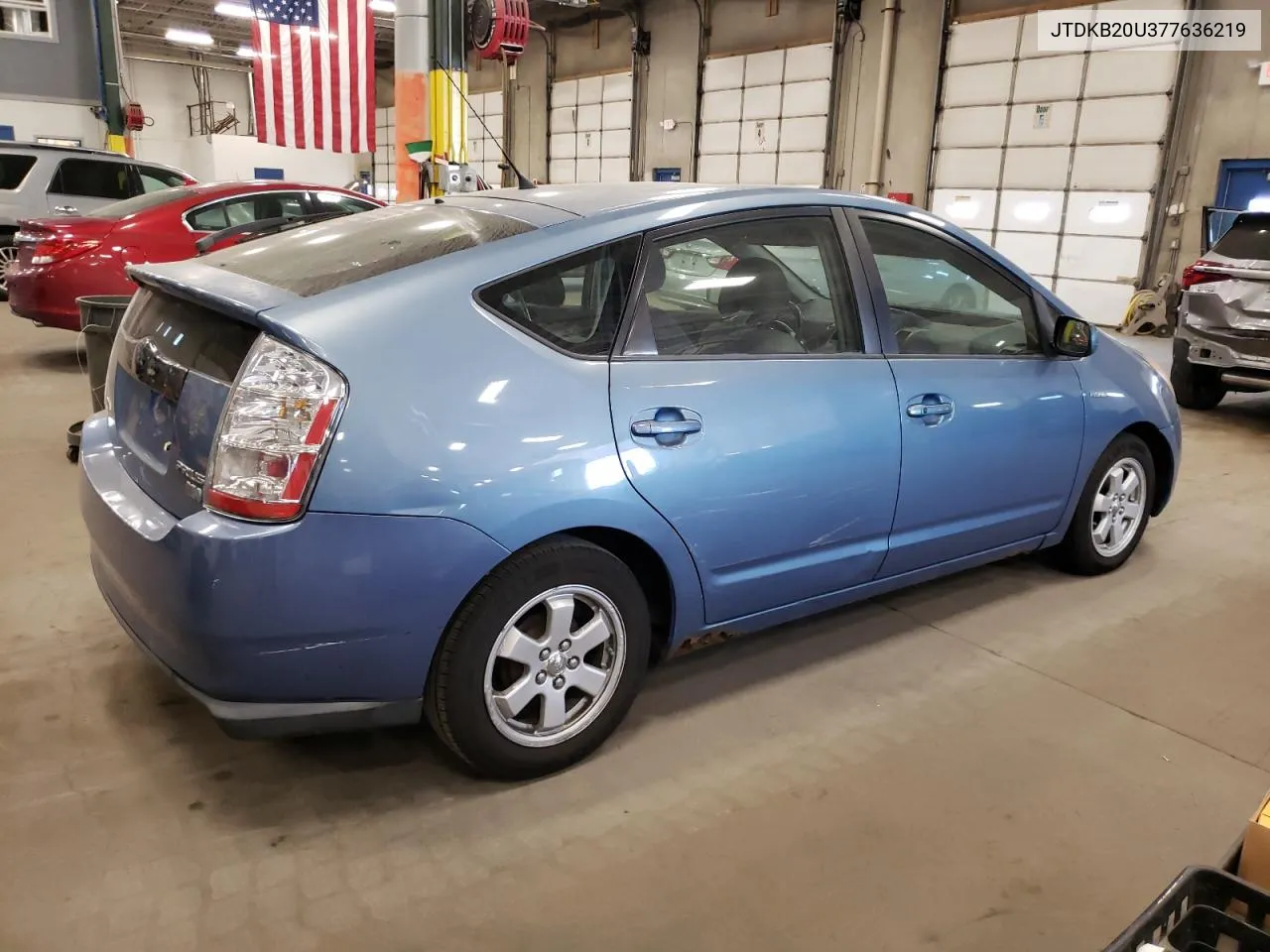 2007 Toyota Prius VIN: JTDKB20U377636219 Lot: 75187004