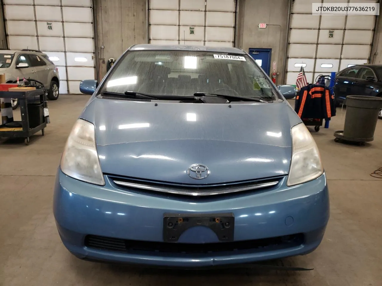 2007 Toyota Prius VIN: JTDKB20U377636219 Lot: 75187004