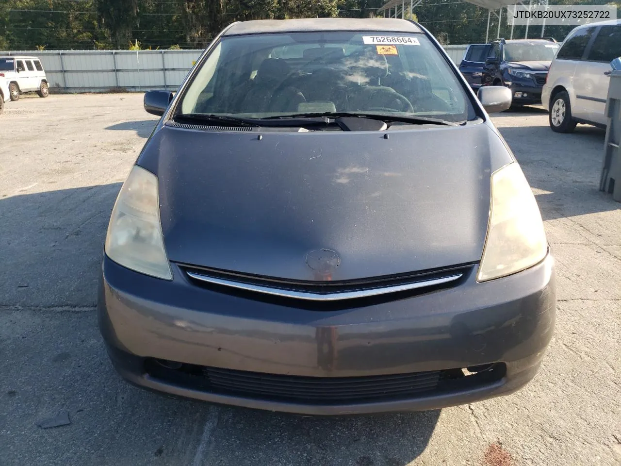 2007 Toyota Prius VIN: JTDKB20UX73252722 Lot: 75268664