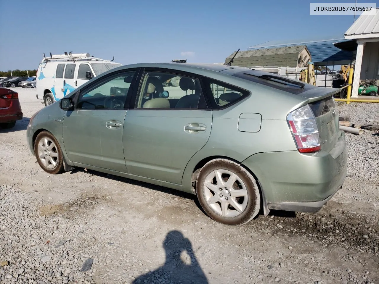 2007 Toyota Prius VIN: JTDKB20U677605627 Lot: 75285374