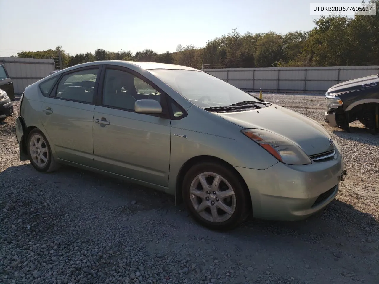 2007 Toyota Prius VIN: JTDKB20U677605627 Lot: 75285374