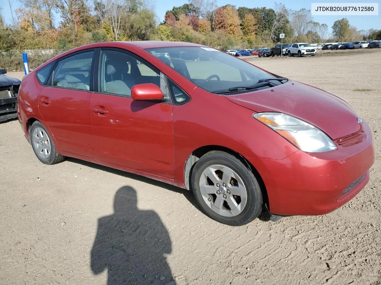 JTDKB20U877612580 2007 Toyota Prius