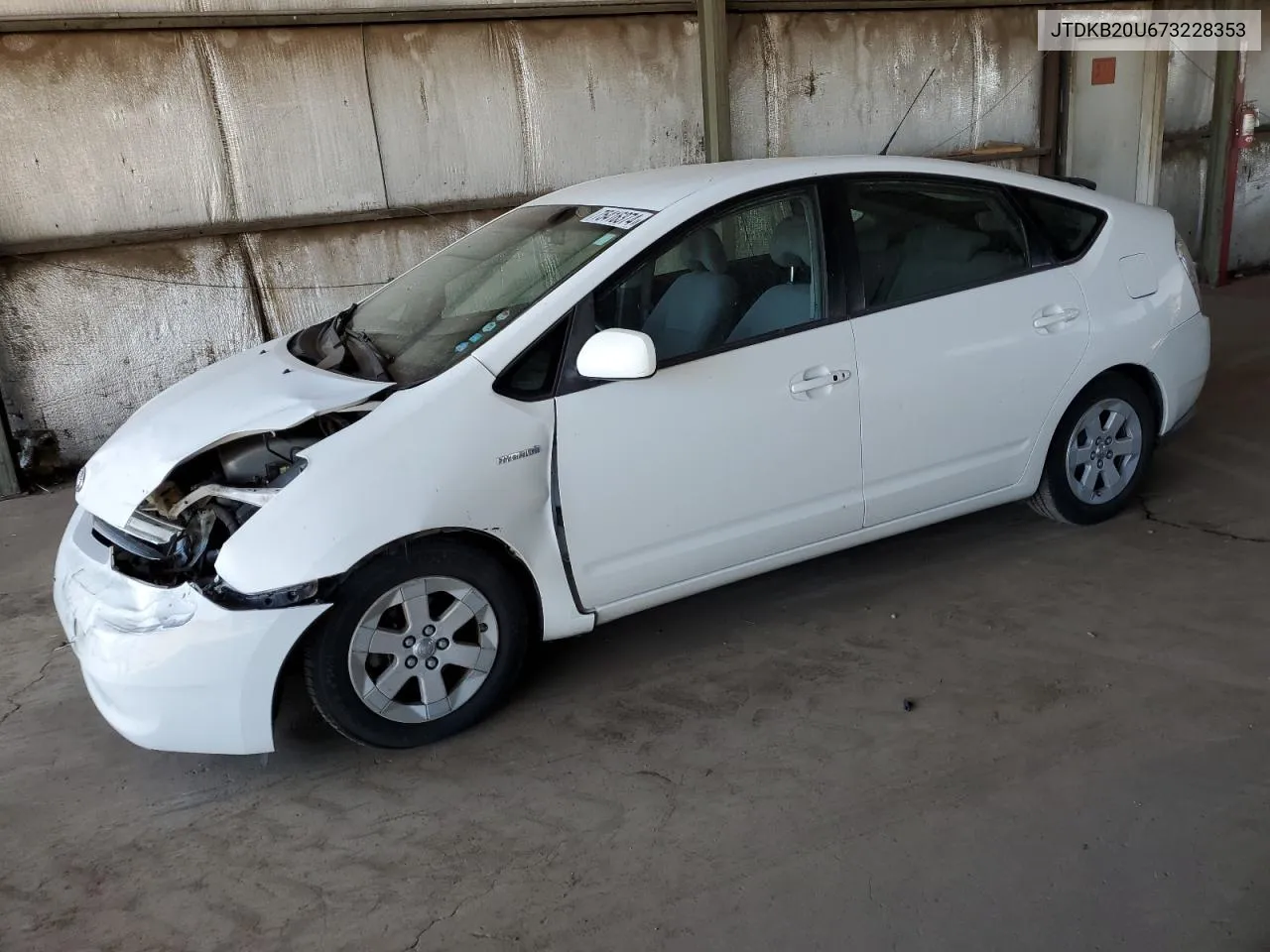 2007 Toyota Prius VIN: JTDKB20U673228353 Lot: 75416374