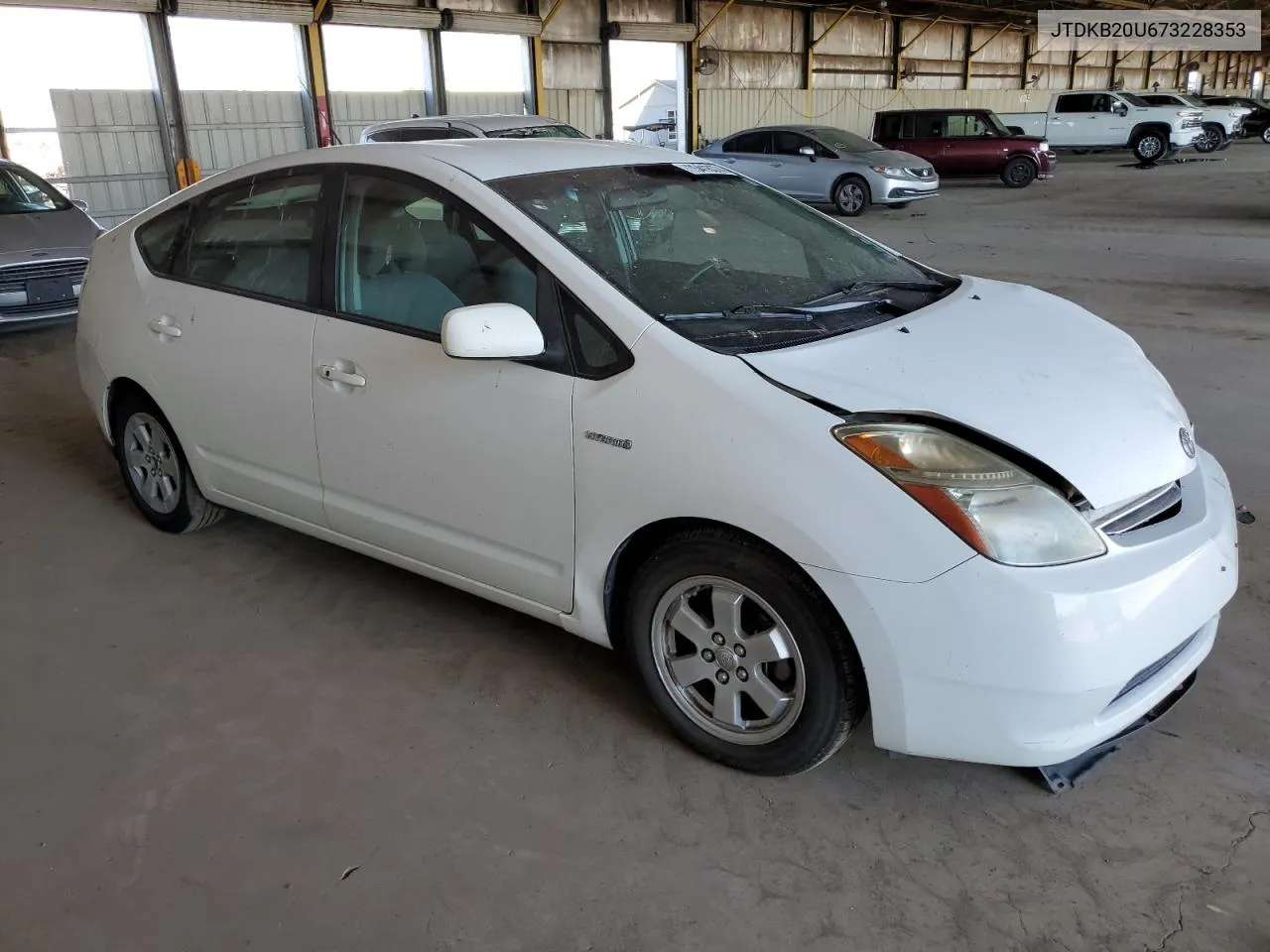 2007 Toyota Prius VIN: JTDKB20U673228353 Lot: 75416374