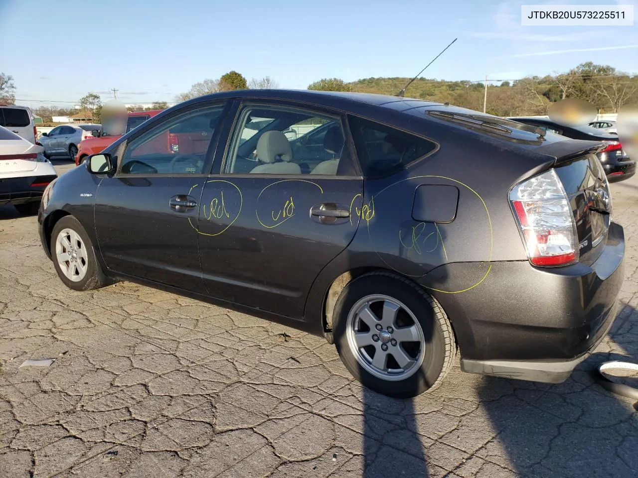 2007 Toyota Prius VIN: JTDKB20U573225511 Lot: 75448544