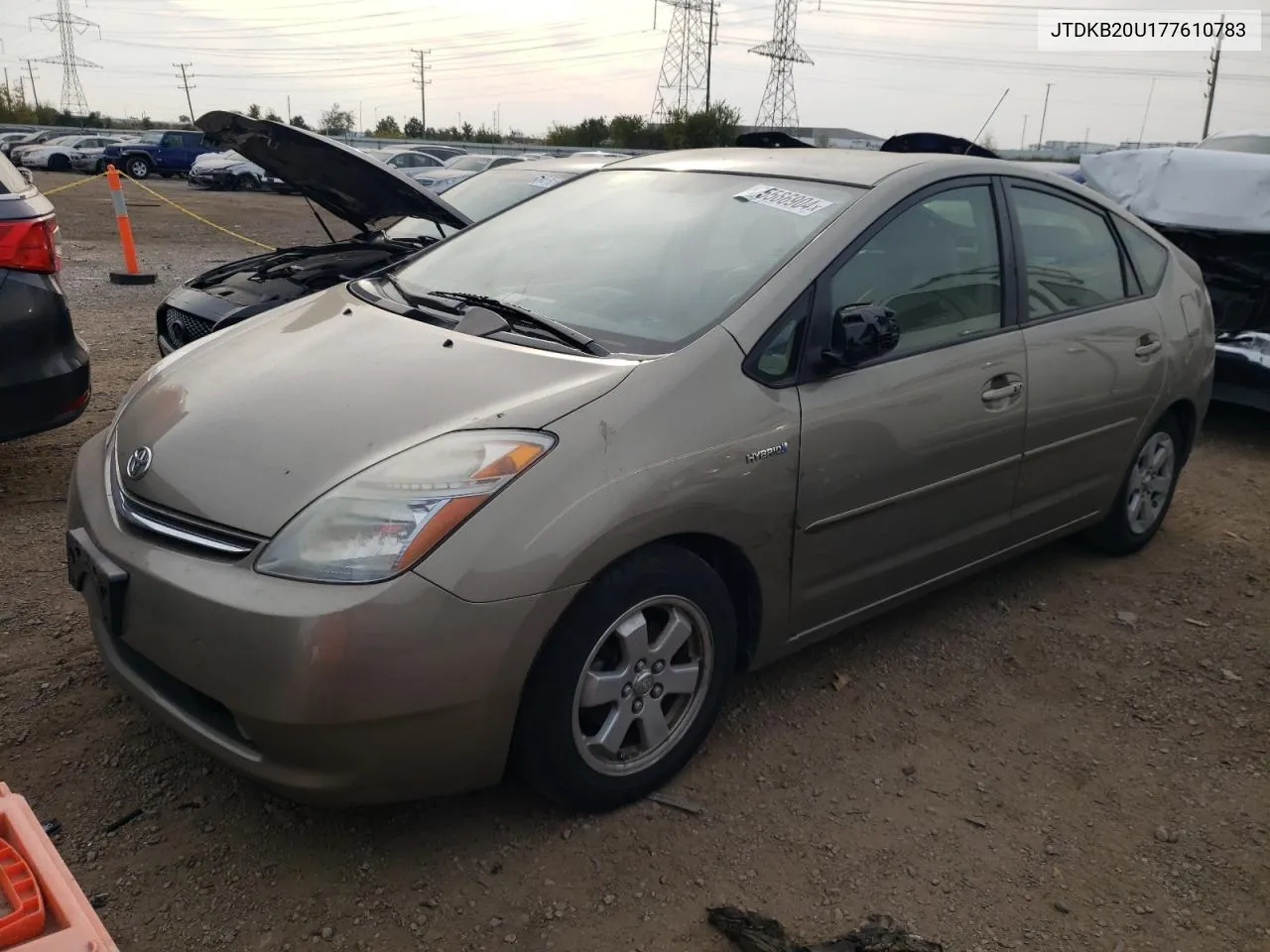 2007 Toyota Prius VIN: JTDKB20U177610783 Lot: 75566904