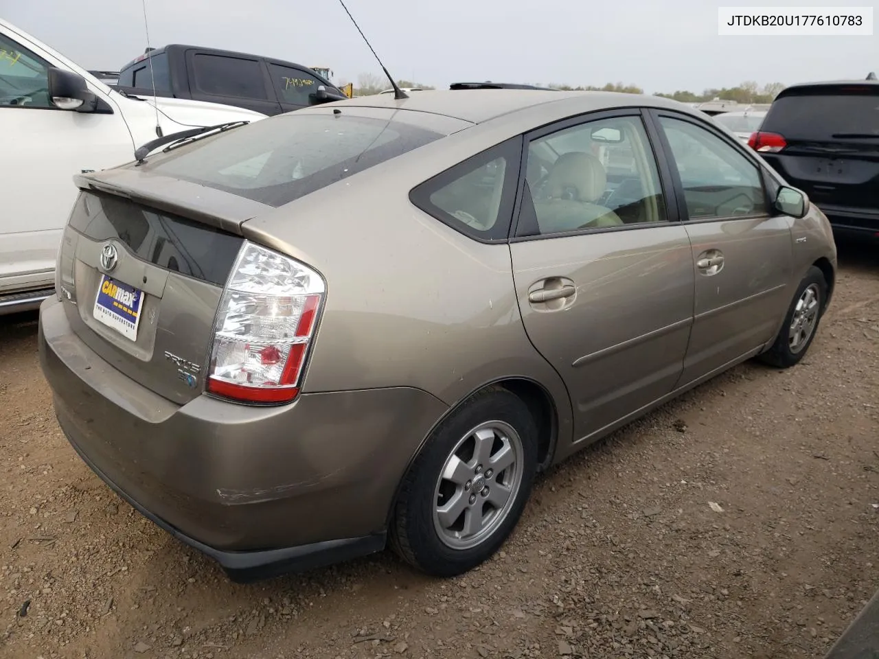 2007 Toyota Prius VIN: JTDKB20U177610783 Lot: 75566904