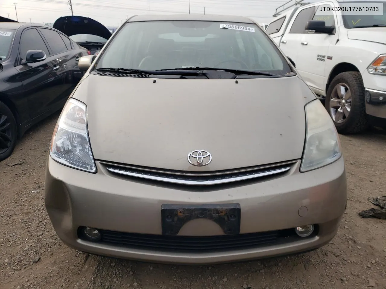 2007 Toyota Prius VIN: JTDKB20U177610783 Lot: 75566904