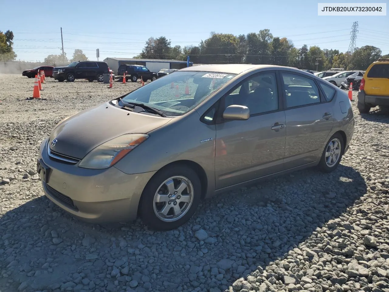 2007 Toyota Prius VIN: JTDKB20UX73230042 Lot: 75733914