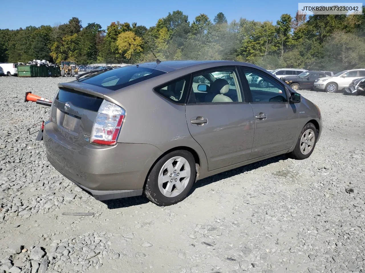 2007 Toyota Prius VIN: JTDKB20UX73230042 Lot: 75733914