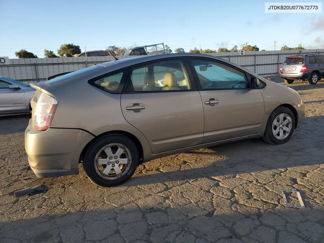 2007 Toyota Prius VIN: JTDKB20U077672773 Lot: 75881194