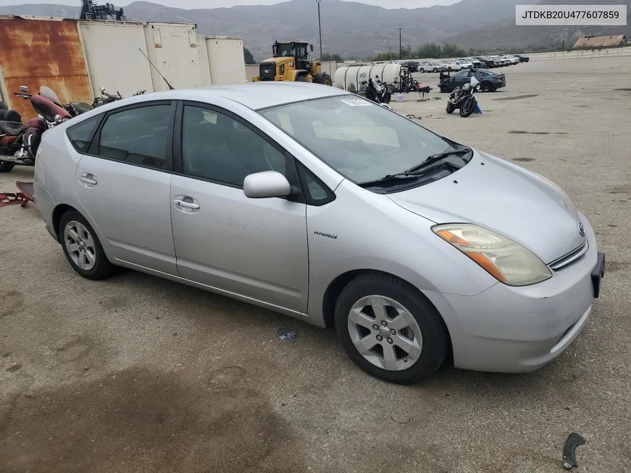 2007 Toyota Prius VIN: JTDKB20U477607859 Lot: 75921314