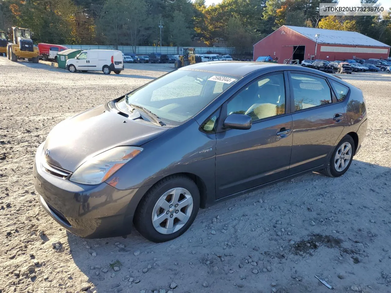 2007 Toyota Prius VIN: JTDKB20U373238760 Lot: 75962044