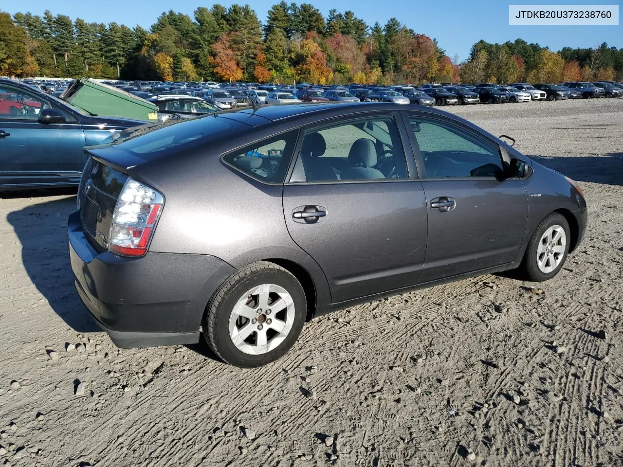 2007 Toyota Prius VIN: JTDKB20U373238760 Lot: 75962044