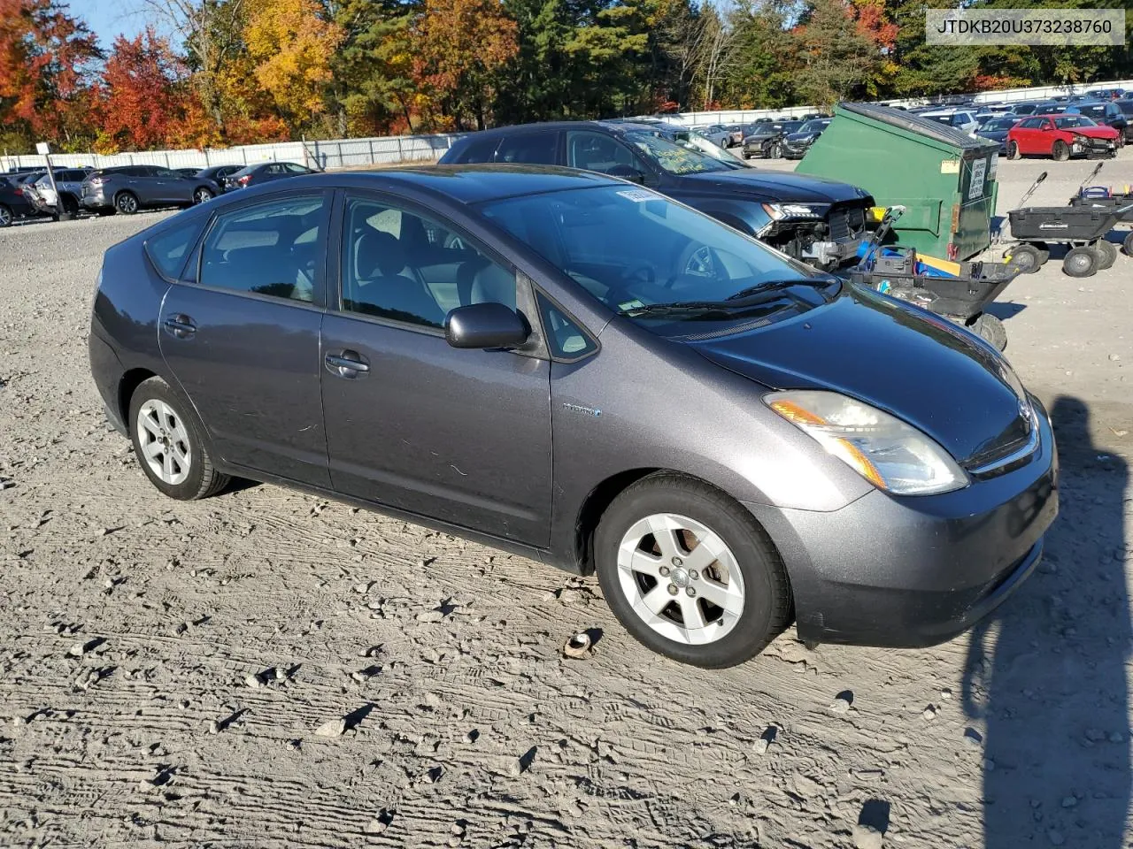 2007 Toyota Prius VIN: JTDKB20U373238760 Lot: 75962044