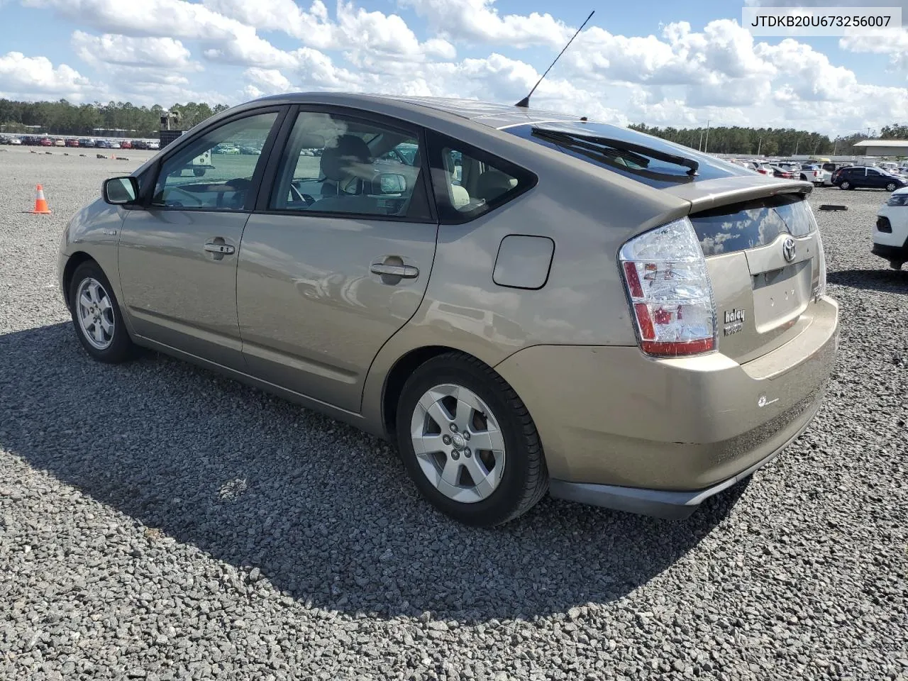 2007 Toyota Prius VIN: JTDKB20U673256007 Lot: 75991074