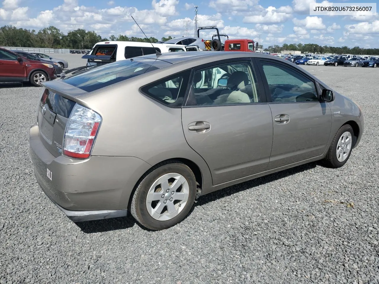 2007 Toyota Prius VIN: JTDKB20U673256007 Lot: 75991074