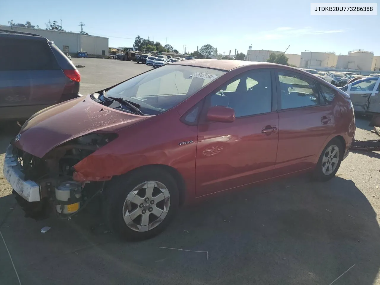 2007 Toyota Prius VIN: JTDKB20U773286388 Lot: 76082164