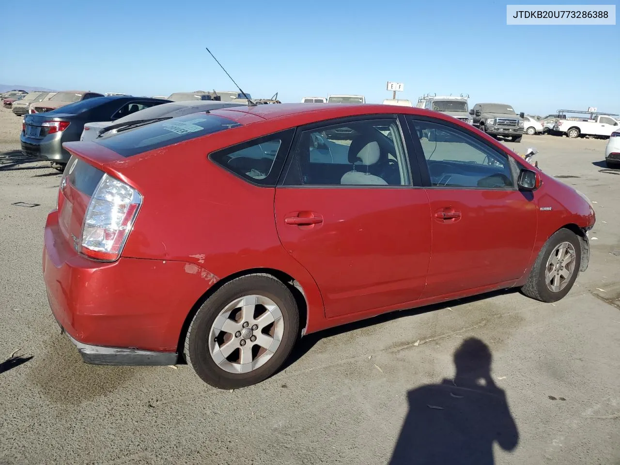 2007 Toyota Prius VIN: JTDKB20U773286388 Lot: 76082164