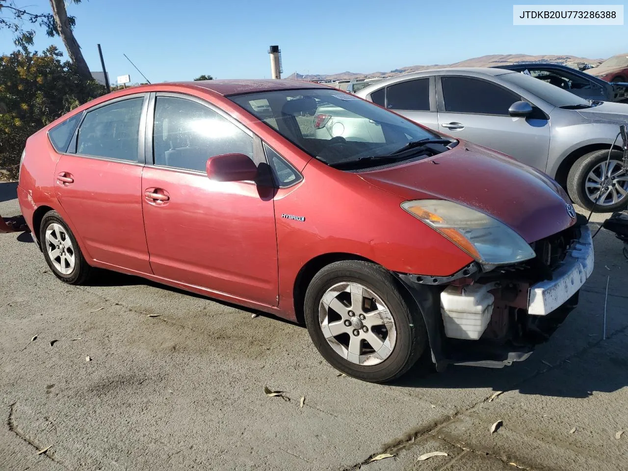 2007 Toyota Prius VIN: JTDKB20U773286388 Lot: 76082164