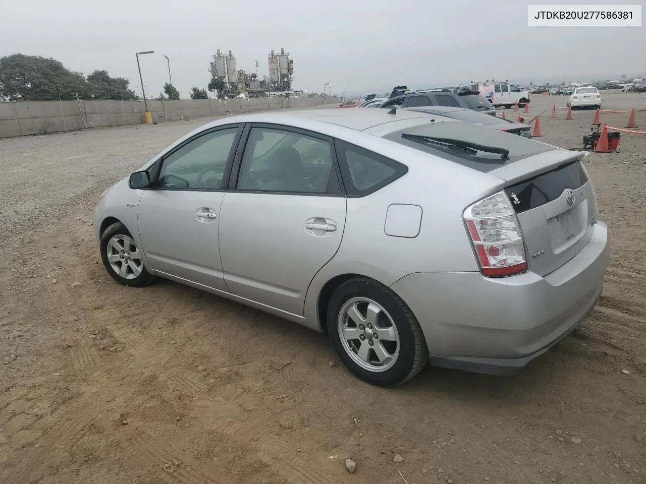 2007 Toyota Prius VIN: JTDKB20U277586381 Lot: 76103154