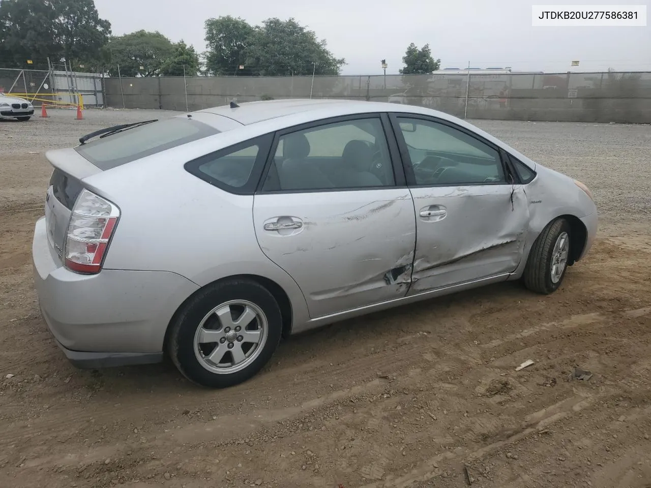 2007 Toyota Prius VIN: JTDKB20U277586381 Lot: 76103154