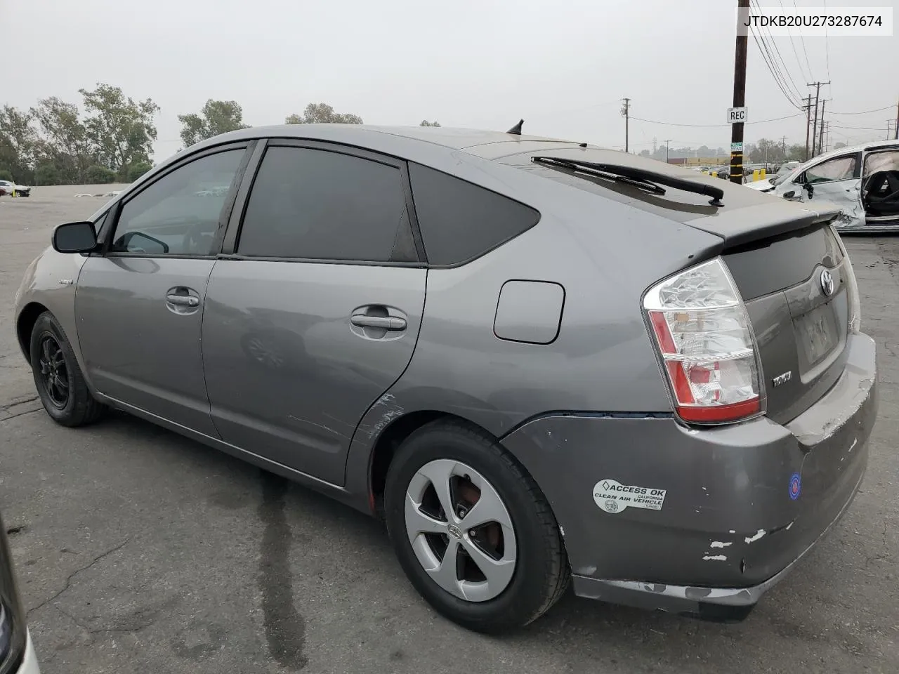 2007 Toyota Prius VIN: JTDKB20U273287674 Lot: 76166884