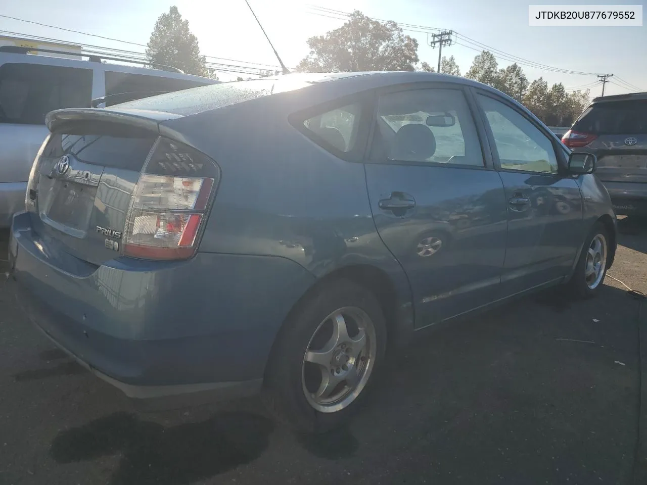 2007 Toyota Prius VIN: JTDKB20U877679552 Lot: 76550944