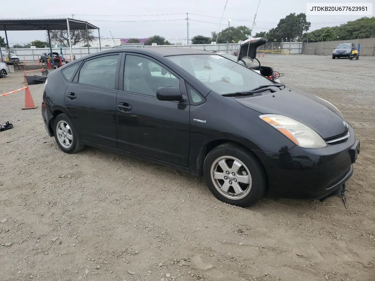 2007 Toyota Prius VIN: JTDKB20U677623951 Lot: 76630674