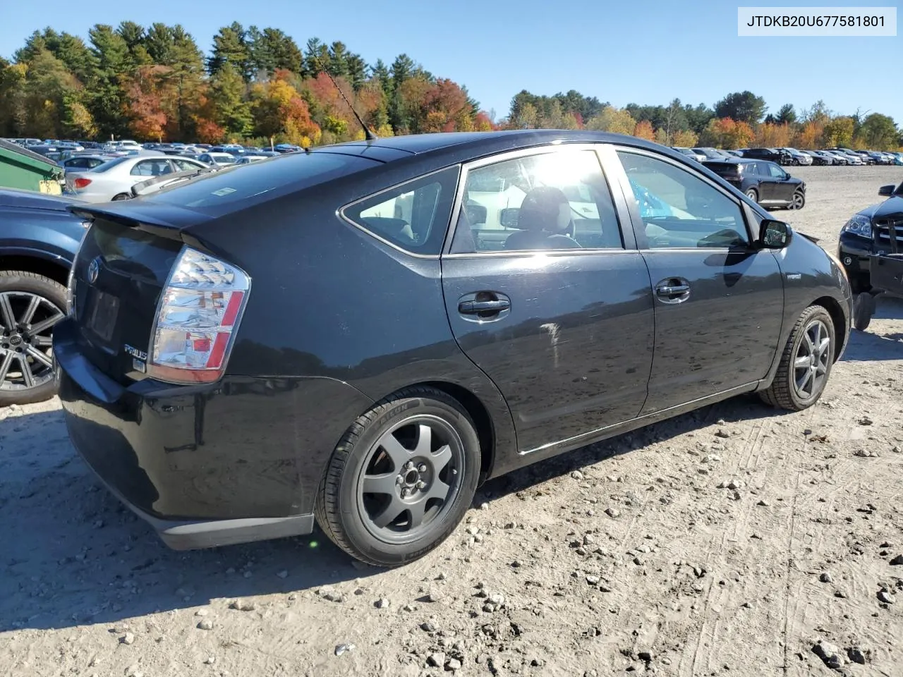 2007 Toyota Prius VIN: JTDKB20U677581801 Lot: 76698524