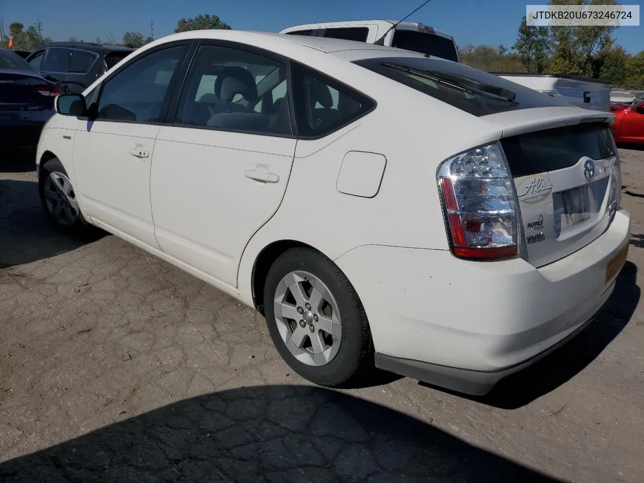 2007 Toyota Prius VIN: JTDKB20U673246724 Lot: 76729864