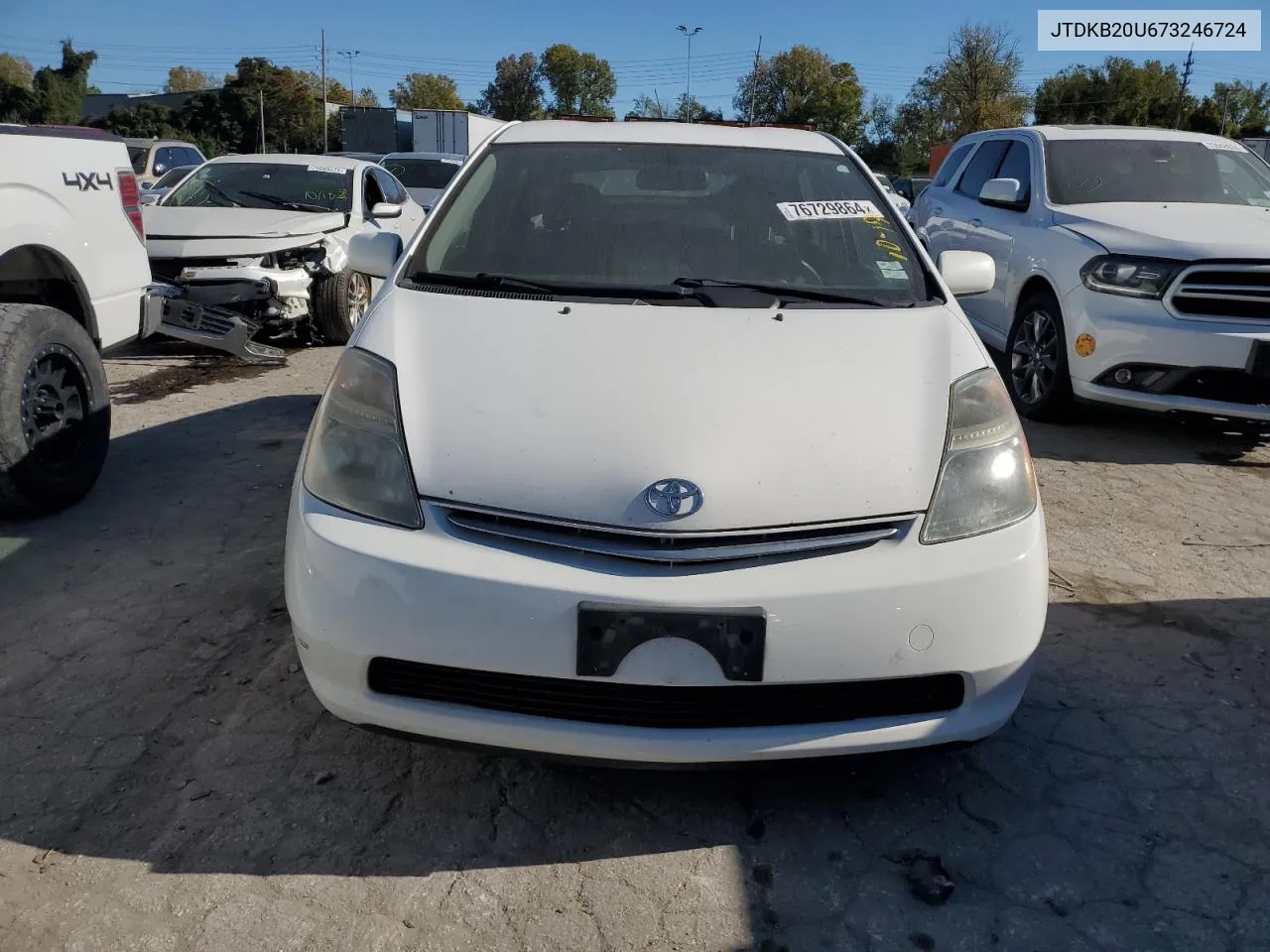 2007 Toyota Prius VIN: JTDKB20U673246724 Lot: 76729864