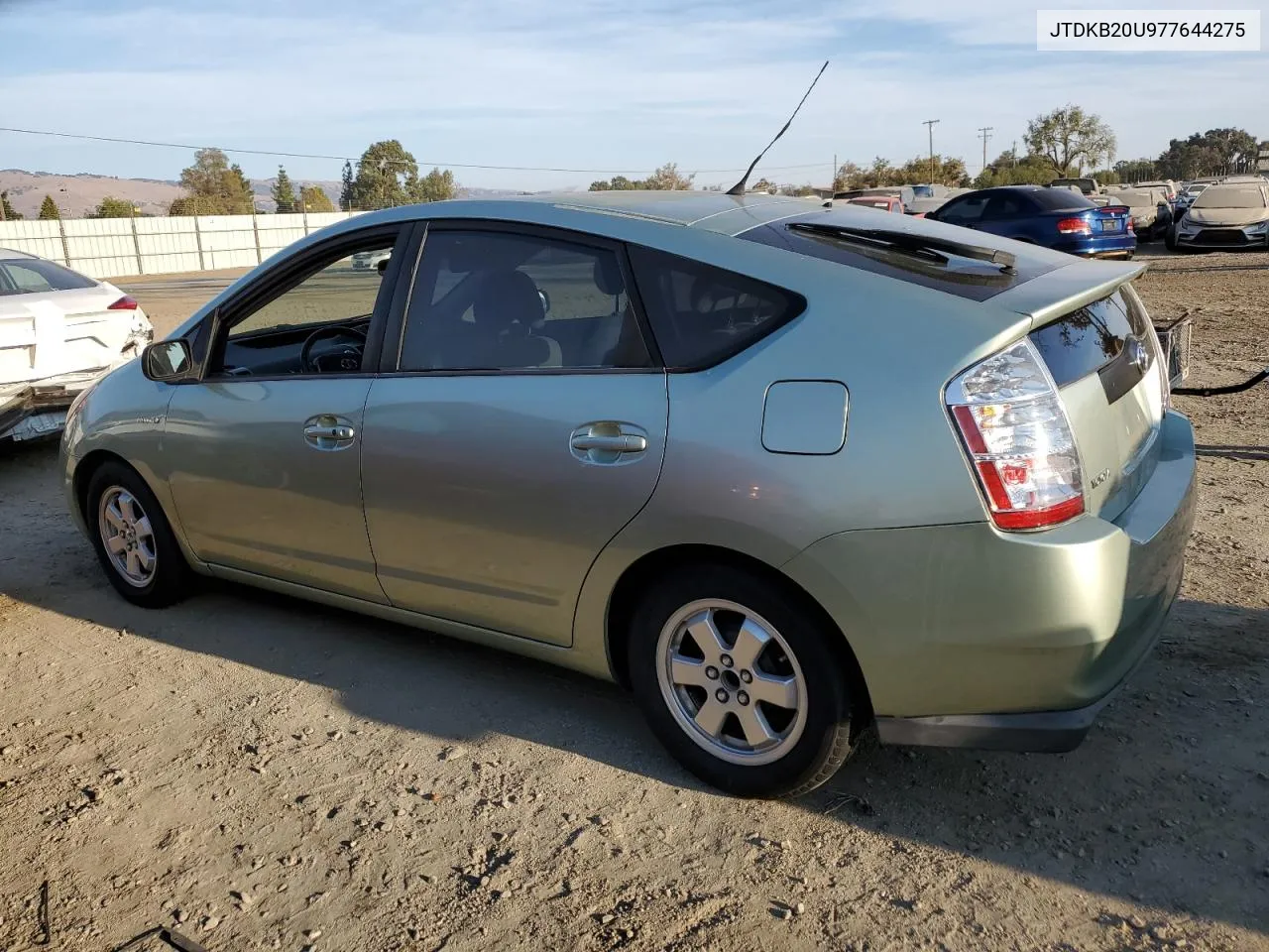 2007 Toyota Prius VIN: JTDKB20U977644275 Lot: 76788224