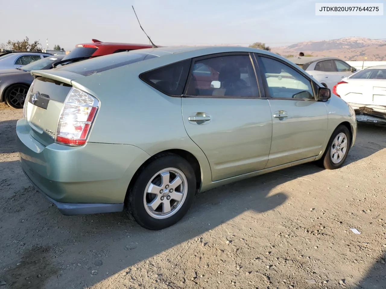 2007 Toyota Prius VIN: JTDKB20U977644275 Lot: 76788224