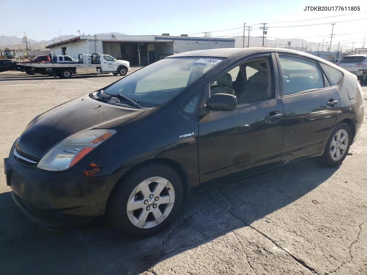 2007 Toyota Prius VIN: JTDKB20U177611805 Lot: 77119934