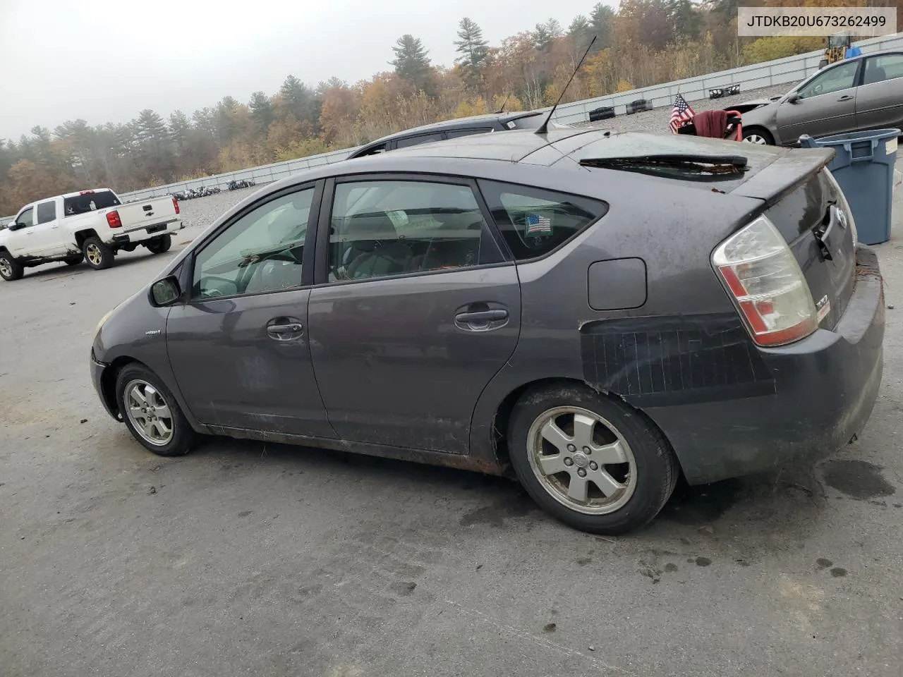 2007 Toyota Prius VIN: JTDKB20U673262499 Lot: 77256944