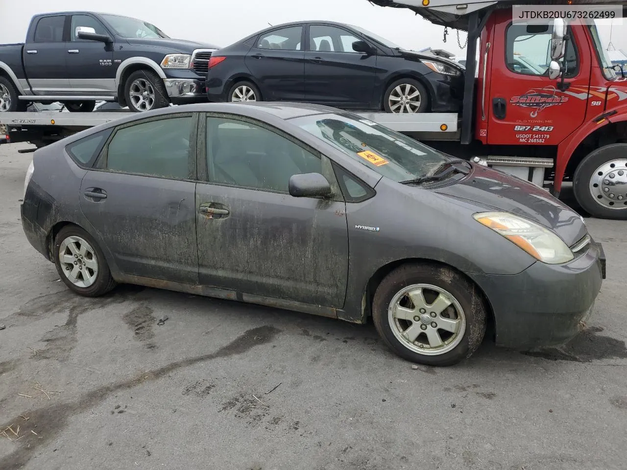 2007 Toyota Prius VIN: JTDKB20U673262499 Lot: 77256944