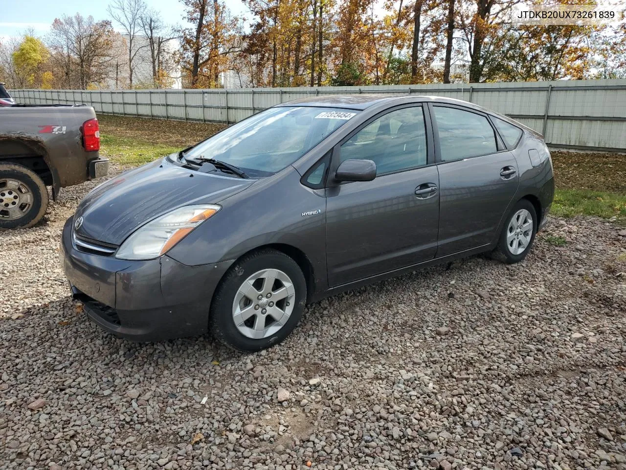 2007 Toyota Prius VIN: JTDKB20UX73261839 Lot: 77373454