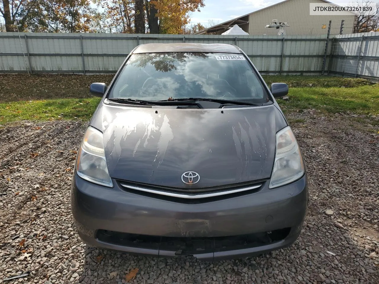 2007 Toyota Prius VIN: JTDKB20UX73261839 Lot: 77373454