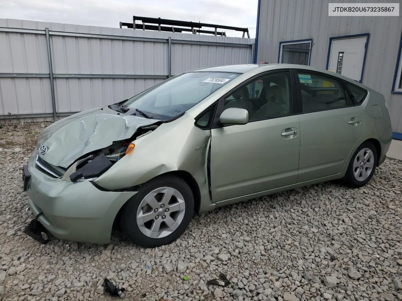 2007 Toyota Prius VIN: JTDKB20U673235867 Lot: 77529504