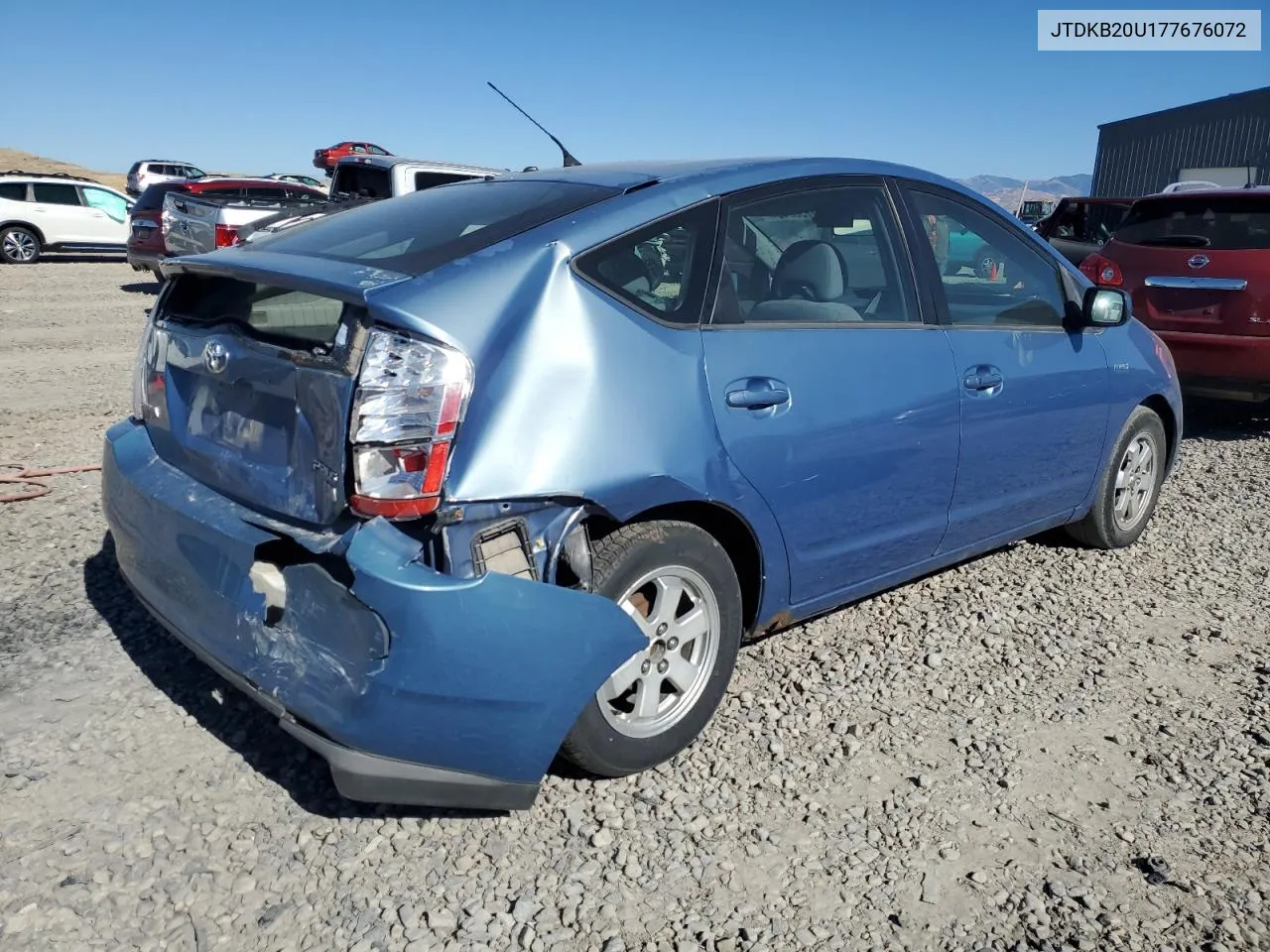 2007 Toyota Prius VIN: JTDKB20U177676072 Lot: 77583454