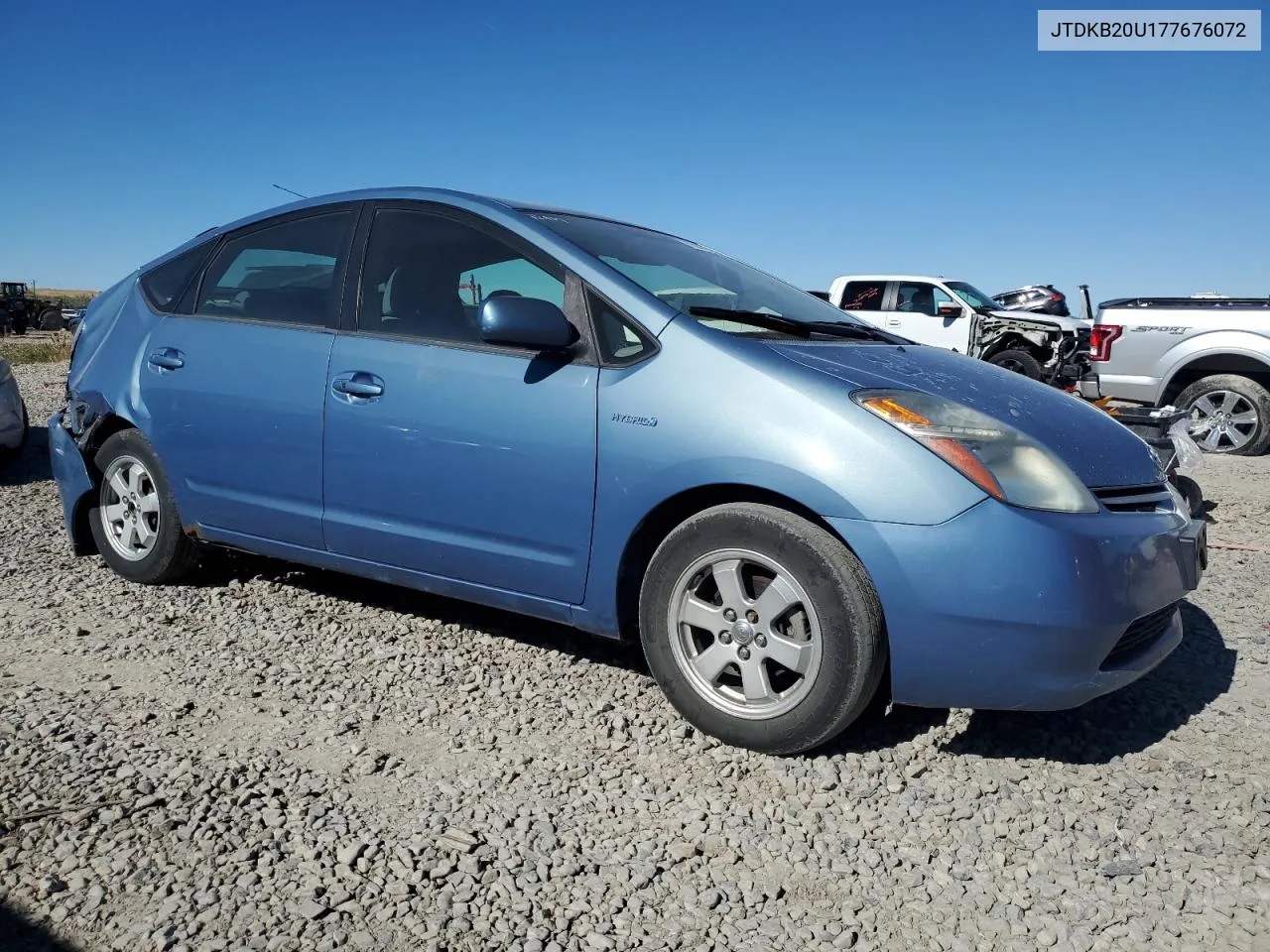 2007 Toyota Prius VIN: JTDKB20U177676072 Lot: 77583454