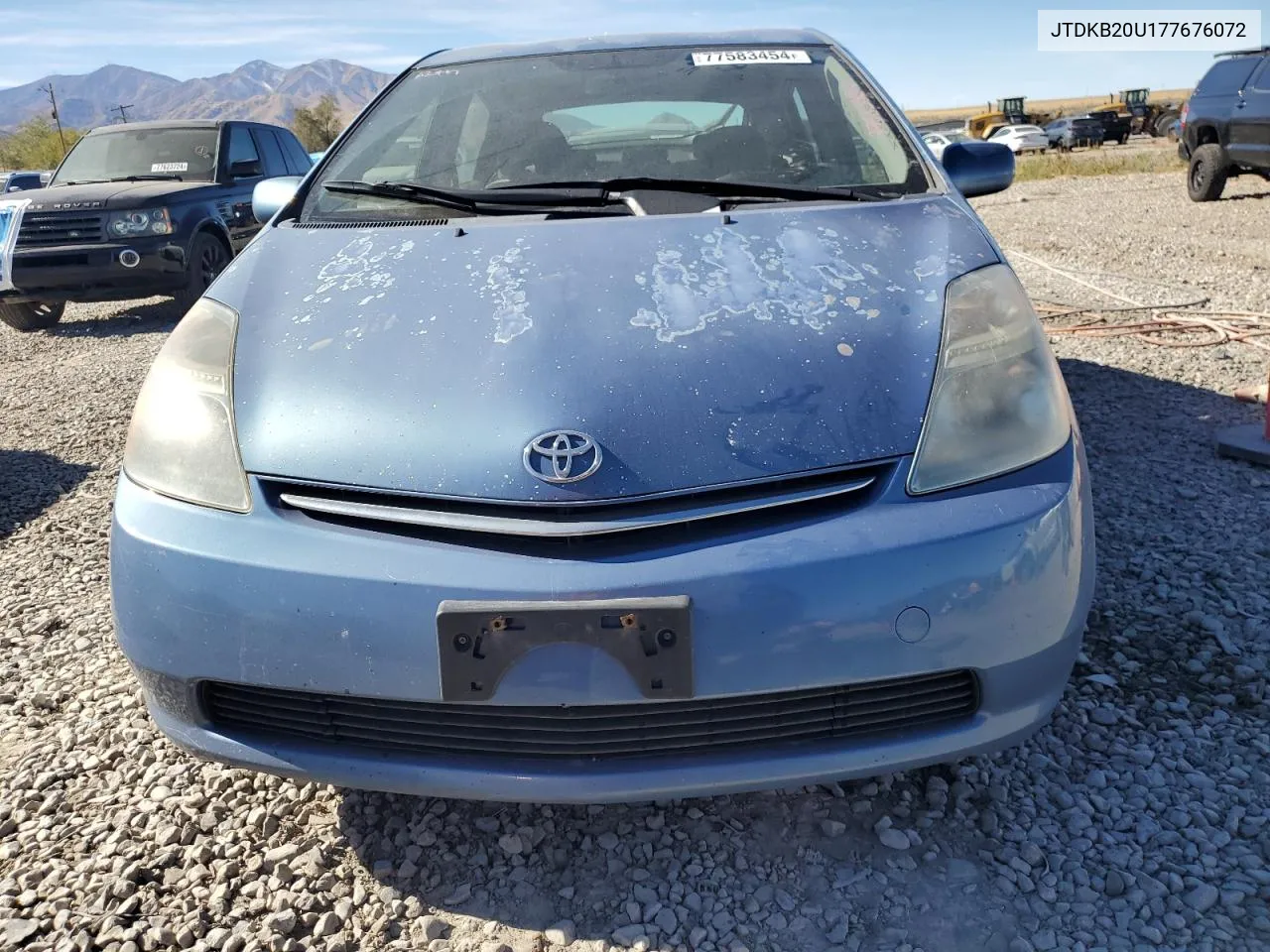 2007 Toyota Prius VIN: JTDKB20U177676072 Lot: 77583454