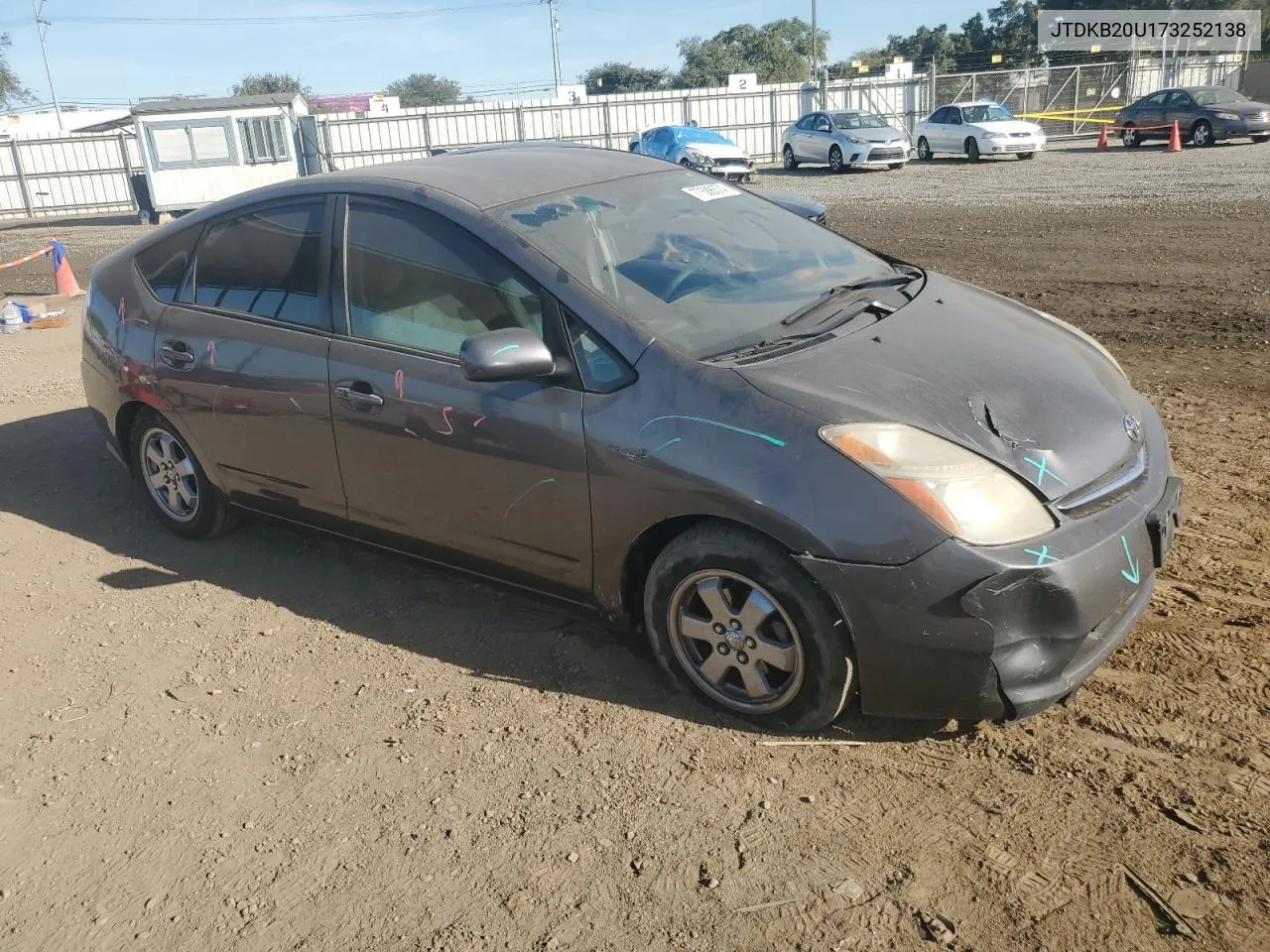 2007 Toyota Prius VIN: JTDKB20U173252138 Lot: 77588574