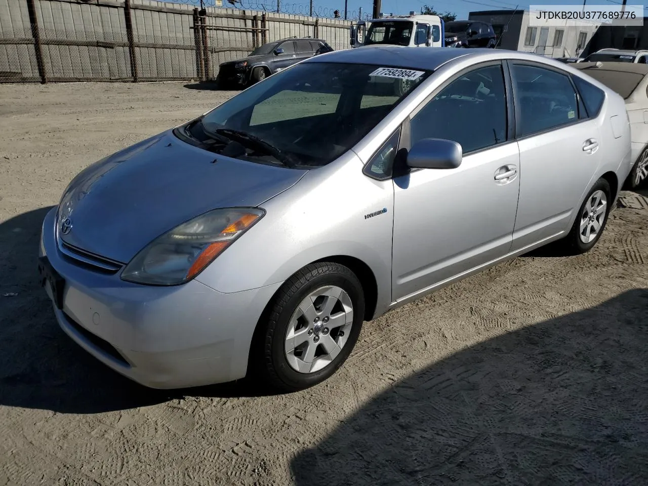 JTDKB20U377689776 2007 Toyota Prius