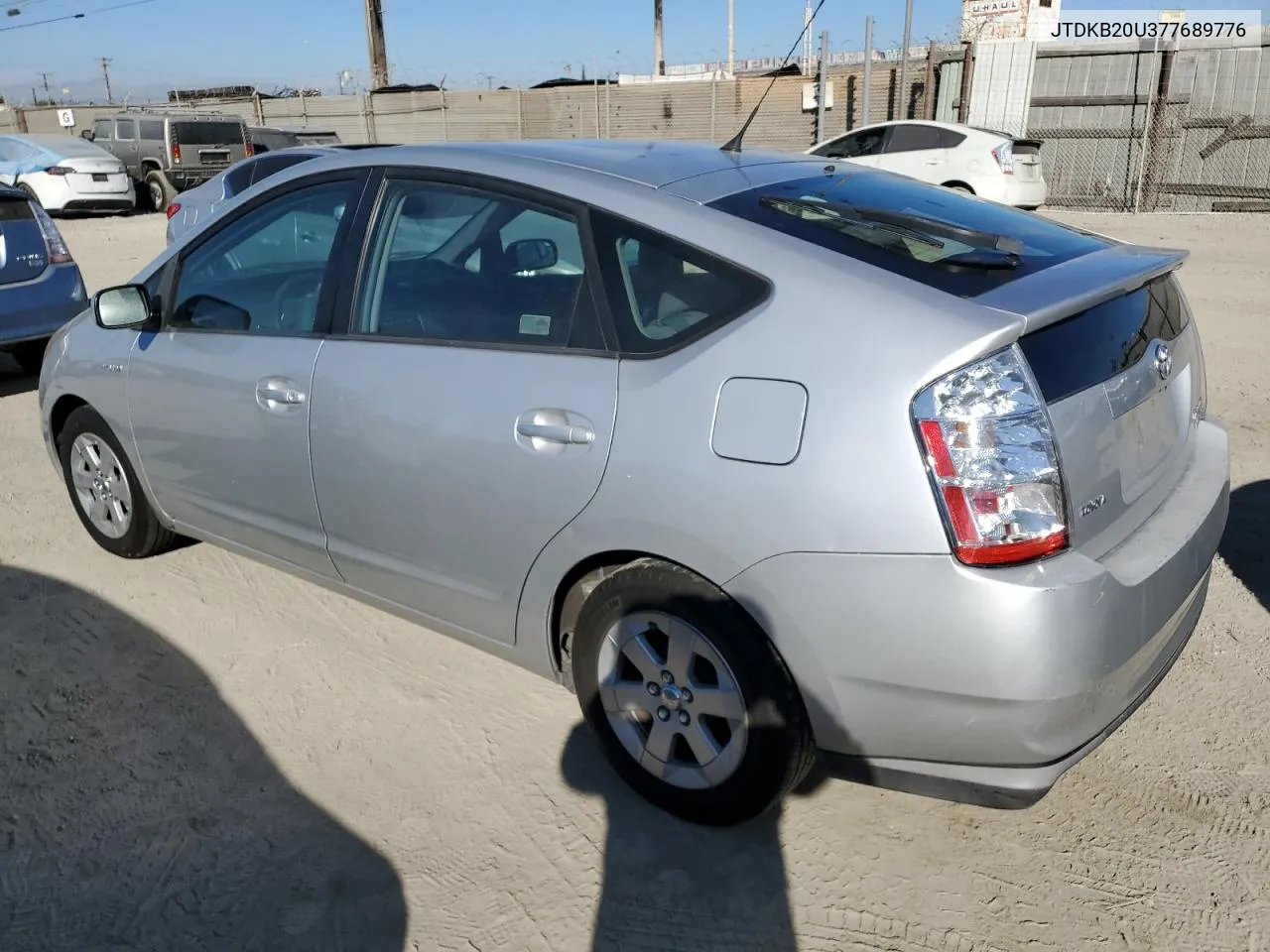 2007 Toyota Prius VIN: JTDKB20U377689776 Lot: 77592894