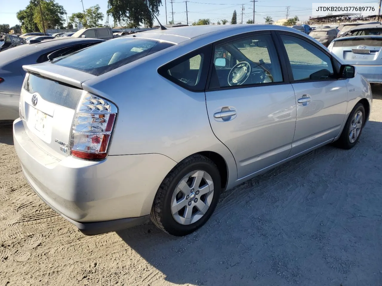 2007 Toyota Prius VIN: JTDKB20U377689776 Lot: 77592894