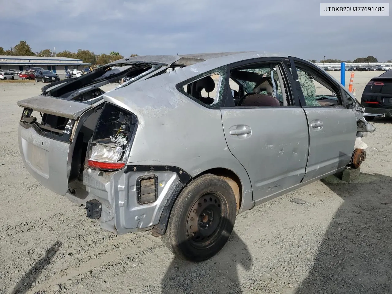 2007 Toyota Prius VIN: JTDKB20U377691480 Lot: 77613614